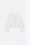 White Thomas Lelu Long Sleeve T-Shirt Suitable for Tesettüre - 2