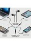 HS669 Wired Earphones 3.5mm Jack, Ergonomic In-Ear Headphones with Microphone and Remote Control, Heavy Bass Corded Earbuds for Phones, Laptops and Tablets - Black - 4
