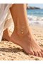 Efes Arisi Women's Stainless Steel Anklet 2 mm - 2