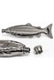 Fish Figured Stainless Steel Flask 21X6 cm Rainbow Colored Metal Flask Decorative Gift 1 Piece - 2