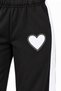 65510-26 Girl's Heart Detailed Sweatshirt and Wide Leg Sweatpants Set with Side Stripes, Ages 11-14 - 7