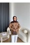 Tricoted Women's Sweater with Ribbon Detail - 2