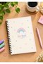 Pastel Rainbow Special Series Themed 4-Piece Set A5 Metal Spiral 1-Lined-2-Squared and 1 Top Spiral Unlined Cardboard Cover Special Series 4-Piece Set A5 Lined-Squared-Unlined Notebook - 2