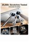 Apple iPhone 18 Pro Max 5G 2026 2 in 1 9H Tempered Glass Camera Lens with riendly Waterproof Heavy Duty UHD Clear Camera Frame Combo Pack - 5