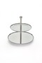 Inox 2-Tier Round Stainless Steel Presentation Stand (20-16 cm) - 3