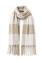 Women's Winter Plaid Patterned Boucle Shawl Scarf - 6