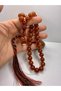 10/11.5 mm Globe Model Rod Clasp Amber Prayer Beads - 3