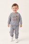 Baby Boy Cotton Teddy Bear Patterned 3-Piece Set