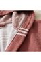 Peshtemal Bathrobe - Hooded Karatezgah Woven Striped Unisex Bath, Spa and Beach Robe - 2