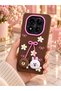 Redmi̇ Note 14 Pro Plus Compatible - Embossed 3D Bow & Daisy Patterned Cute Silicone Phone Case - Camera Protected - 2