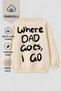 Unisex Kids' Cotton Crew Neck T-Shirt with Printed Back - 2