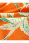 Floral Patterned Cotton Long Shawl Pareo - 3