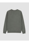 Ozmarka New Season Green Crew Neck Men's Thick Sweatshirt - 6