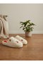 Women's Fluffy Embroidered House Slippers Dowry Bundle Slippers