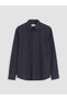 Peak New Season Navy Blue Regular Fit Plaid Men's Shirt - 5