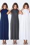 3 Pack Half Turtleneck Zero Sleeve Viscose Maxi Dress - 4