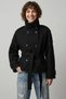 Hola Soft Touch Cashmere Stand Collar/Waist-Cinched/Double-Breasted Women's Coat & Jacket & Trench Coat with Pockets - 4