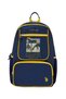 Children's Backpack Navy Blue Zebra Printed Plçan25126
