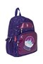 Girl's Backpack Purple Snow Globe Patterned Plçan25023 - 2