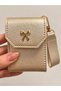 Women's Silver Star Patterned Quilted Bag and Card Holder Set, Evening Dress Clutch Bag with Gold Chain Strap, Black Silver Champagne Gold Powder Color Options Combination Set with Bracelet Gift - 4