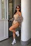 Women's Skin Color Slip Molded Knitted Medium Support Body - 5
