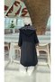 Plaid Detailed Quilted Long Women's Trench Coat - 8