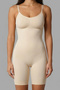 Women's Skin Color Waist and Hip Enhancing Tight Bodysuit - 6