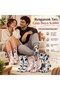 Unisex Batik Patterned Socks Set of 3 Cotton Long Socks Daily Sports Breathable Seamless - 2