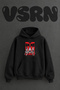 Attack on Titan Design Pre-Printed Oversize Black Hooded Sweatshirt