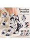 Unisex Batik Patterned Socks Set of 3 Cotton Long Socks Daily Sports Breathable Seamless - 5