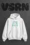 Cita Opucuk Design Pre-Printed Oversize White Hooded Sweatshirt