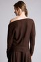 Slim Fit One-Shoulder Draped Long Sleeve Basic T-Shirt I8282Ax26Wn - 5