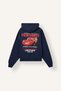 Cars Back Printed Oversize Hooded Sweatshirt I9279Ax26Wn