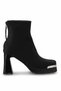 26Blg414-2 Women's Heeled Boots Black
