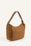 Women's Metal Detailed Suede Shoulder Bag H7564Axns - 2