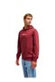 Men's Red Fineline Hoodie Sweatshirt - 2