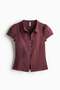 Collared button-front top - 5