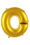 Special Edition Shopping Entertainment Right O-Letter 16 Inch Gold Color Balloon 36 cm - 2