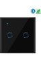 Wi-Fi Smart Light Switch with Screws Black - 2