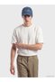 Peak New Season White Crew Neck Combed Cotton Men's T-Shirt