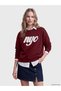 Quality Parts Printed Loose Fit Women's Thick Sweatshirt from Çelebi Store