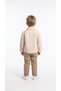 Pocket Detailed Buttoned Boys' Shirt-T-Shirt-Pants Set - 4