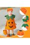 Pumpkin Costume for Kids Infants Baby,Costume for Kids,Pumpkin Romper Hat Socks Outfit - 5