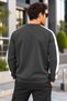 Men's Striped Detail Crewneck Sweatshirt - 2