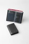 Genuine Leather Vertical Slim Men's Wallet Black/Parliament - 13710 - 4