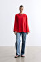 Red Long Sleeve T-Shirt - 3