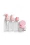 5-Piece Travel Cosmetic Refill Set – 30 ml Transparent Bottles and Care Containers - 5