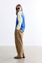 Blue Reglan Sleeve T-Shirt - 5