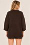 Women's Crew Neck Oversize Knitwear Sweater – Loose Fit Standard Size Soft Textured Casual Stylish Sweater - 3