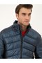 Navy Blue Shiny Inflatable Coat 50295077-Vr033 - 2